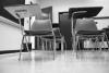 Photo of a desks in a classroom